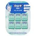 Oral-B Glide Mint All-in-One Dental Floss (Pack of 6) – 48 Yards Each | Dentist-Recommended