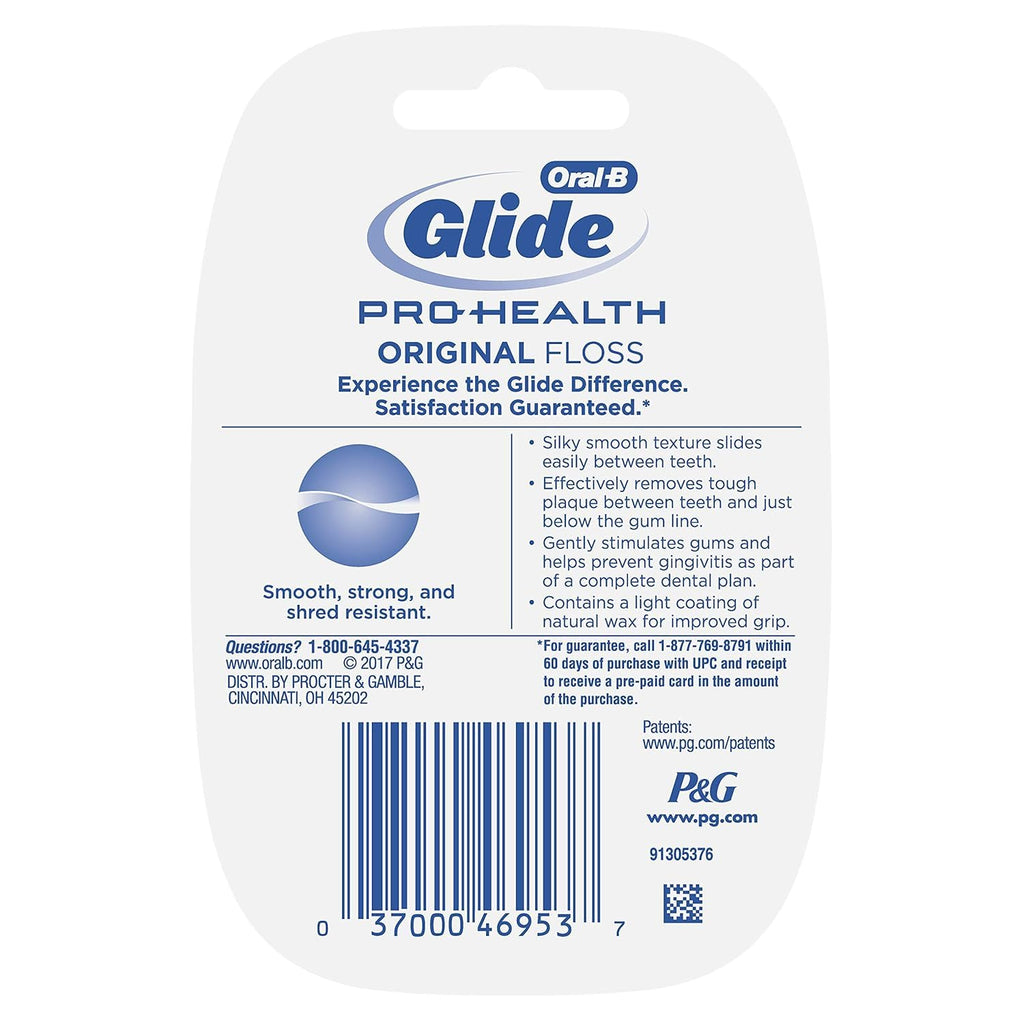 Oral-B Glide Pro-Health Floss – Healthy Gums, 54.7 yd (Pack of 2)