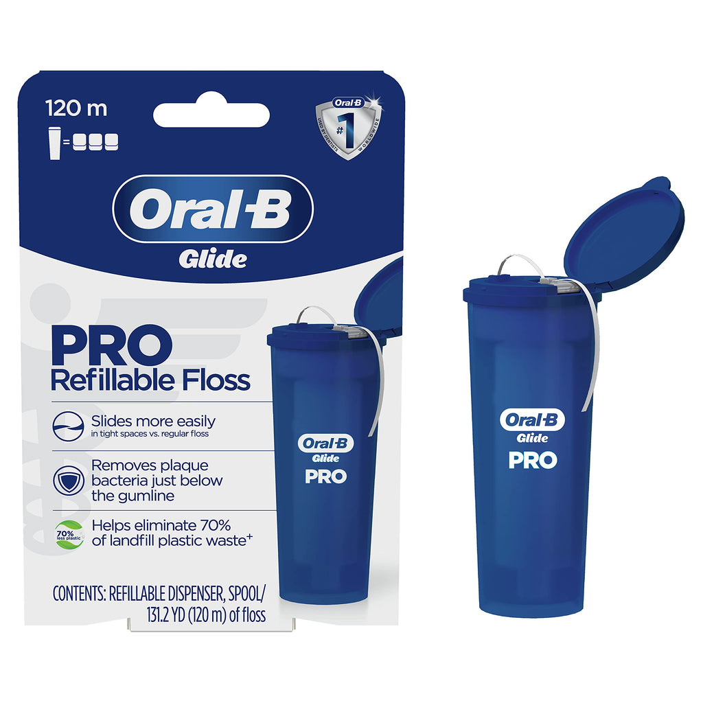 Oral-B Glide PRO Refillable Floss Starter Kit, 120m