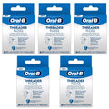 Oral-B Threader Floss 30 Count – 6 Envelopes of 5 Threaders (Pack of 5)