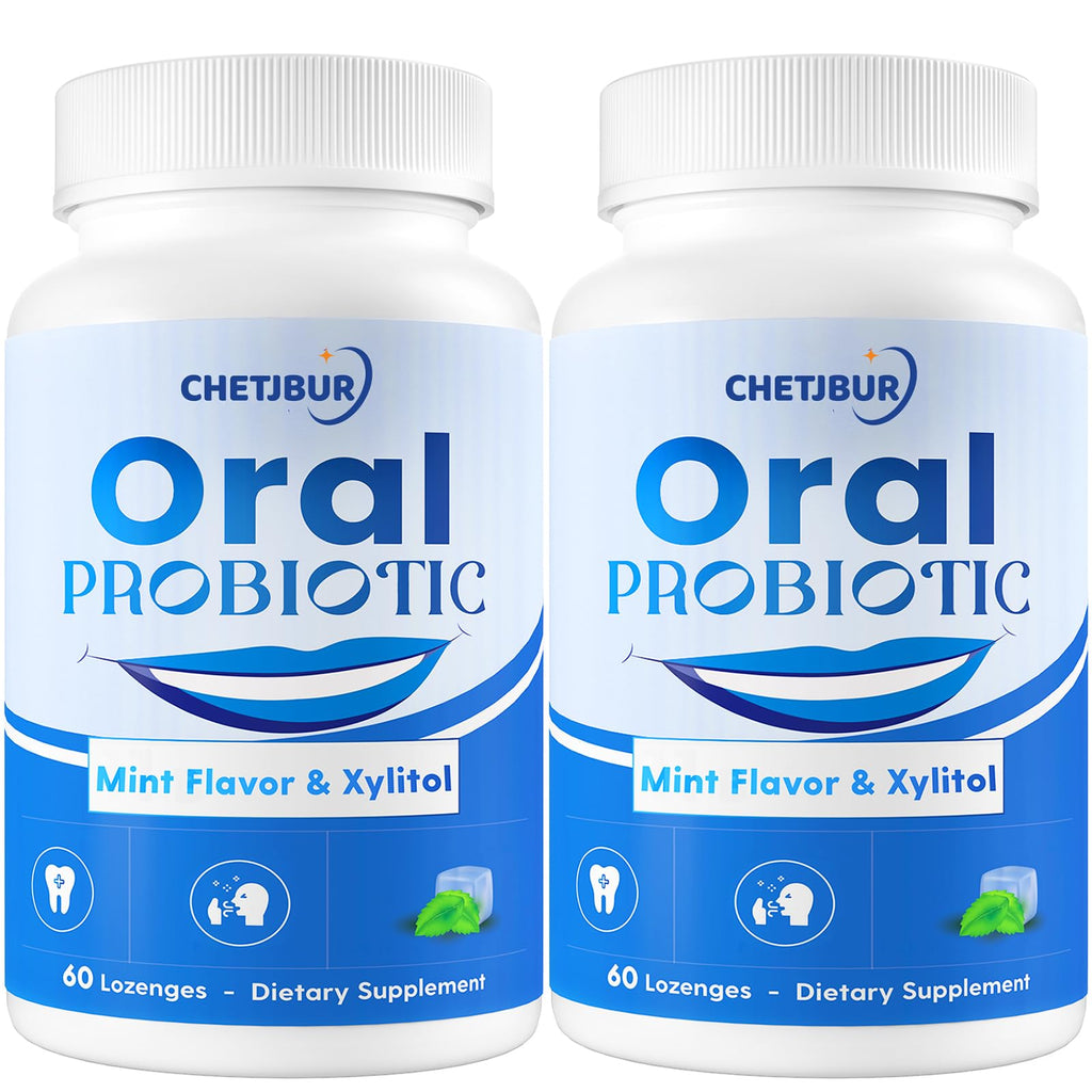 Oral Probiotics 11B CFU with M18 & A12 – Fresh Breath, Gum Health (120 Lozenges)