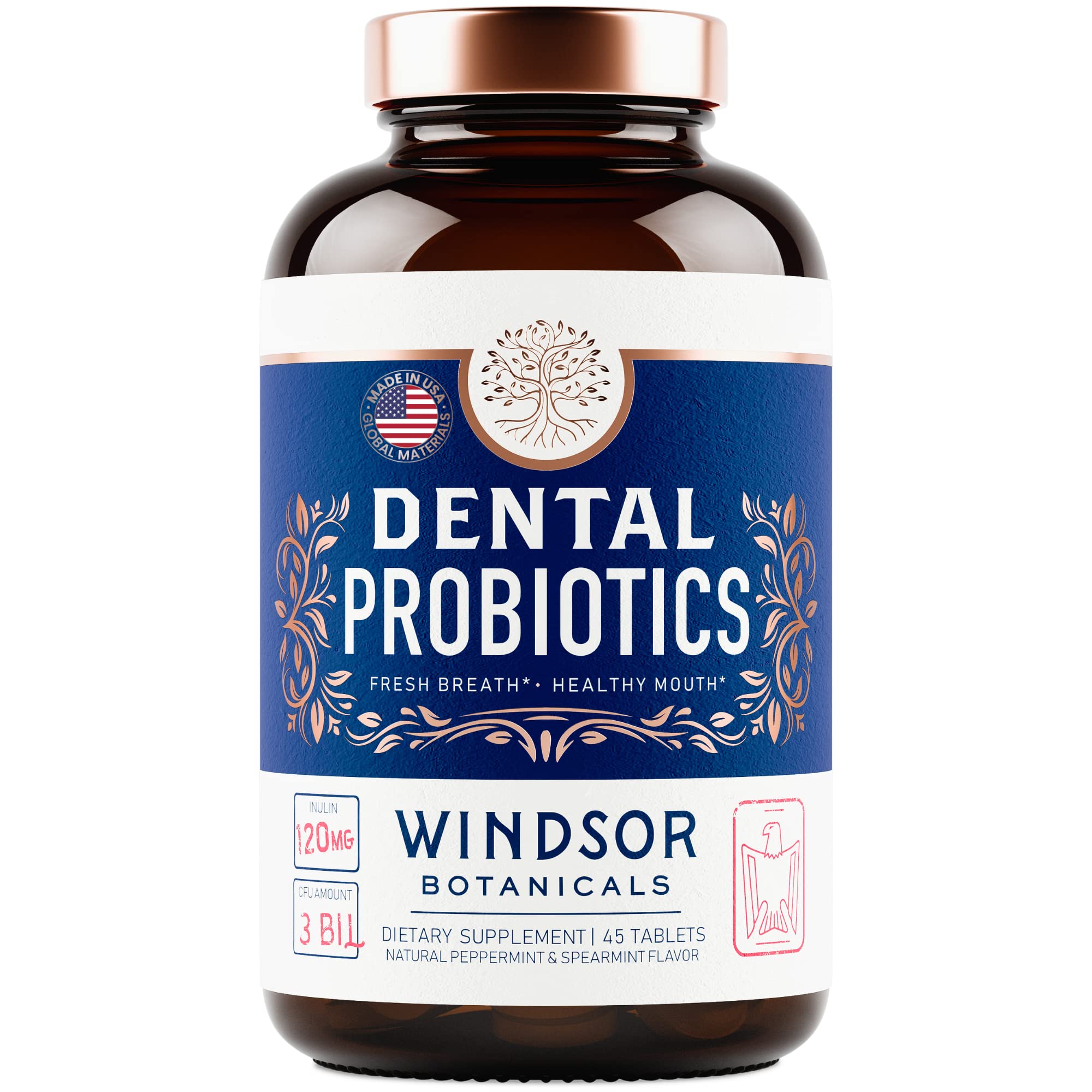 Oral Probiotics for Teeth & Gums – 3bn CFU Dental Probiotic Tablets
