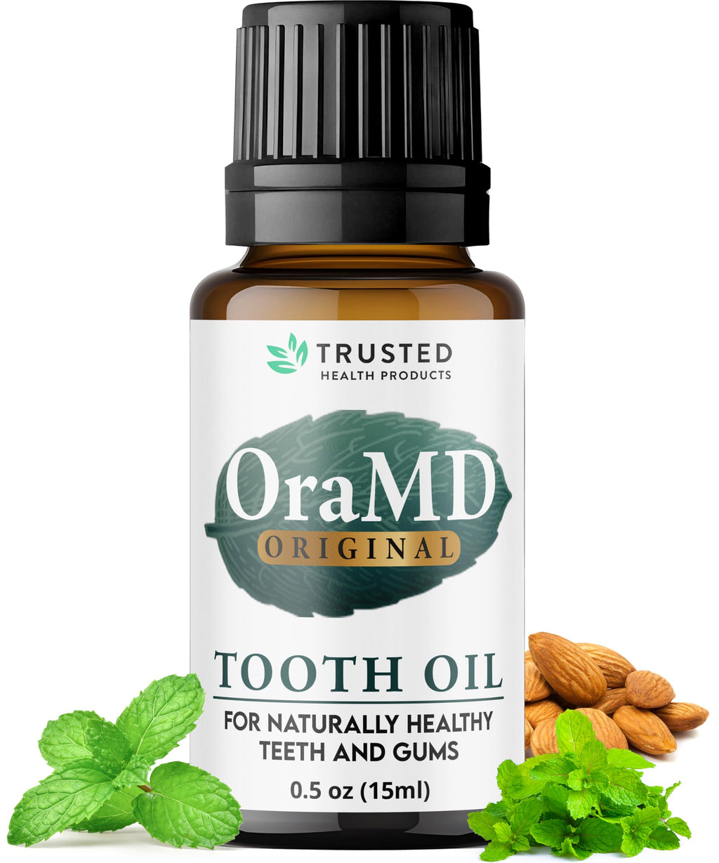 OraMD 4-in-1 Original Strength Tooth Oil – Clinically Tested Gum Disease & Gingivitis Treatment (1-Pack)