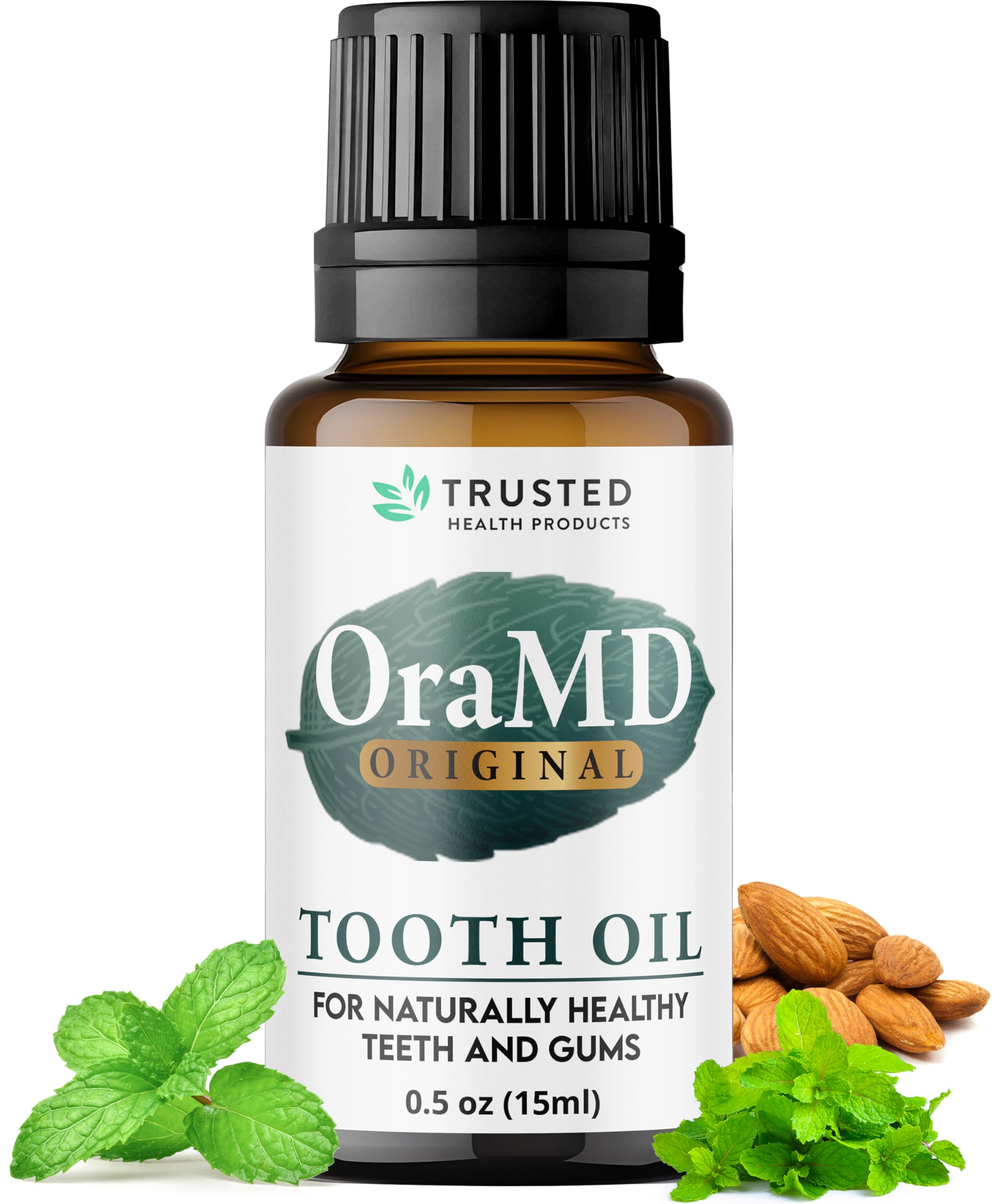 OraMD 4-in-1 Original Strength Tooth Oil – Clinically Tested Gum Disease & Gingivitis Treatment (1-Pack)