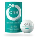 ORB Men’s Multi-Vitamin + Fish Oil – Heart Health, Mood Support (30 Count)