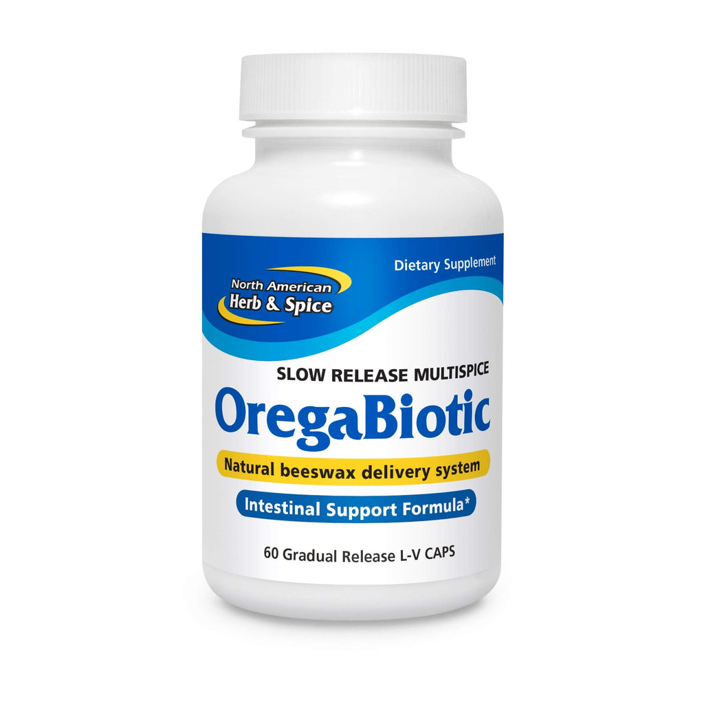 North American Herb & Spice OregaBiotic - 60 Capsules | Immune System & Digestive Support | Non-GMO