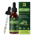 Oregano Oil Drops with Black Seed Oil & Vitamin E – Immune Support | Vegan & Non-GMO | 1 Fl Oz