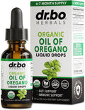 Oregano Oil Organic Liquid Drops – 6 Month Supply | Immune Support, Detox & Gut Health | 1 oz, Vegan, Non-GMO