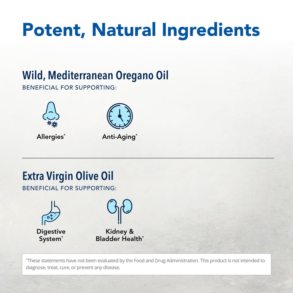 Oreganol P73 Pack of 2 – 120 Softgels | Unprocessed Wild Oregano Oil (Vegan)