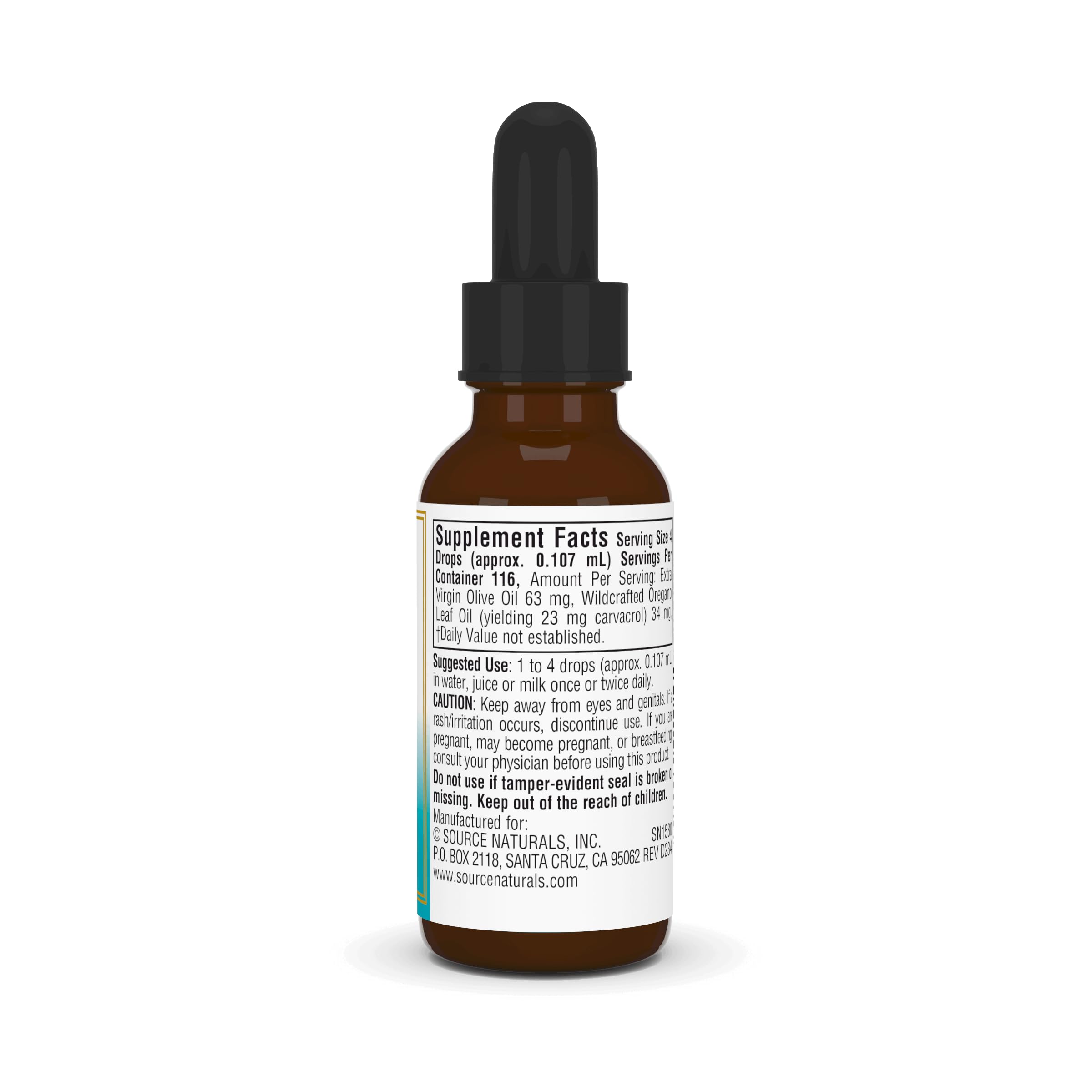 Source Naturals Oregano Oil 70% Carvacrol, 0.4 fl oz – Immune Support