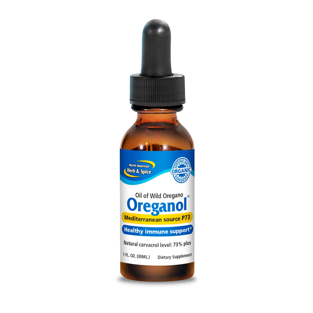 Oreganol P73 Oregano Oil - Unprocessed Wild Organic 1 oz | Non-GMO | 432 Servings
