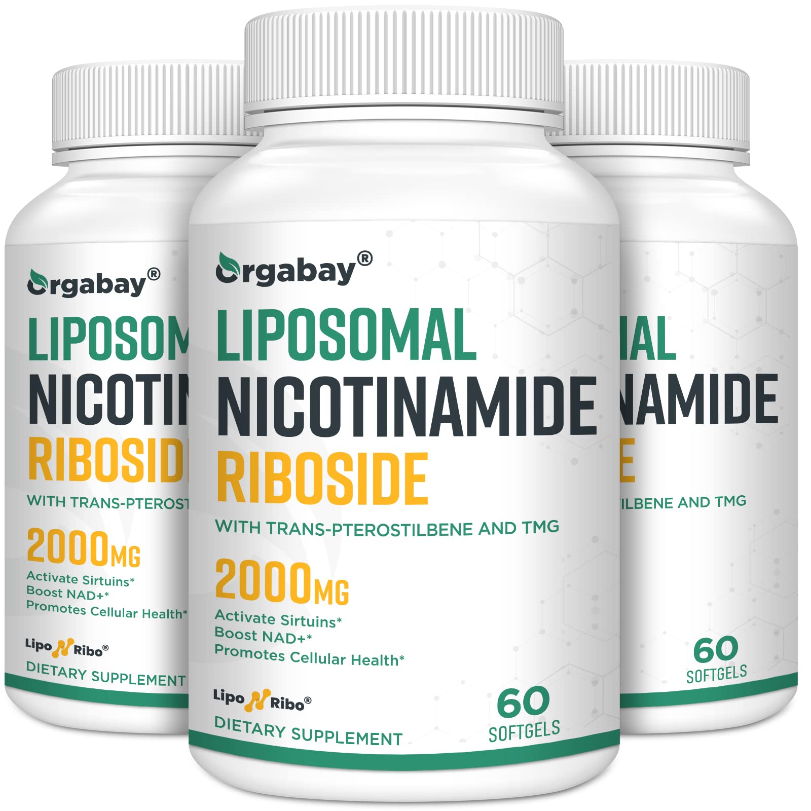 Orgabay Liposomal Nicotinamide Riboside 2000 MG | NAD+ Support