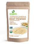 Organic Ashwagandha Root Powder - 1.10 lbs | Resealable Kraft Bag | Non-GMO | Indian Ginseng - SHOPOSR
