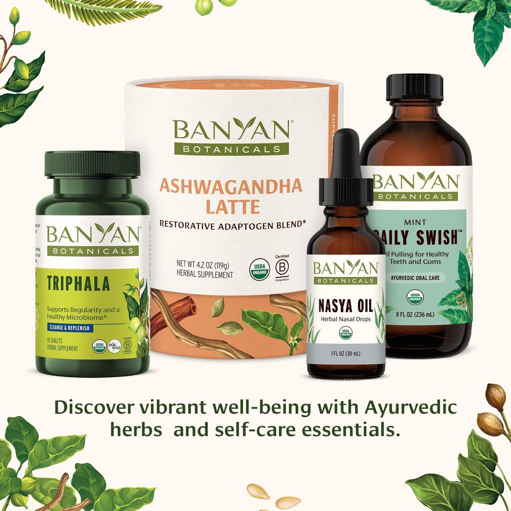 Banyan Botanicals 1000mg Ashwagandha Tablets – Organic Ashwagandha Root, Non-GMO, Vegan | 90 Tablets