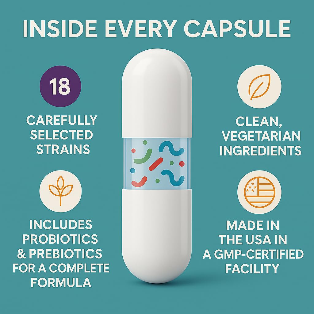 Organic Excellence Probiotics for Women – 30B CFU, 18 Strains