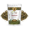 Organic Hawthorn Leaf & Flower Whole Tea (Crataegus monogyna) – European Wild-Harvest, Organic, Kosher & USDA Certified