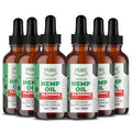 Organic Hemp Seed Oil 6 Oz - Peppermint Flavor, 30,000 mg, Non-GMO, Vegan