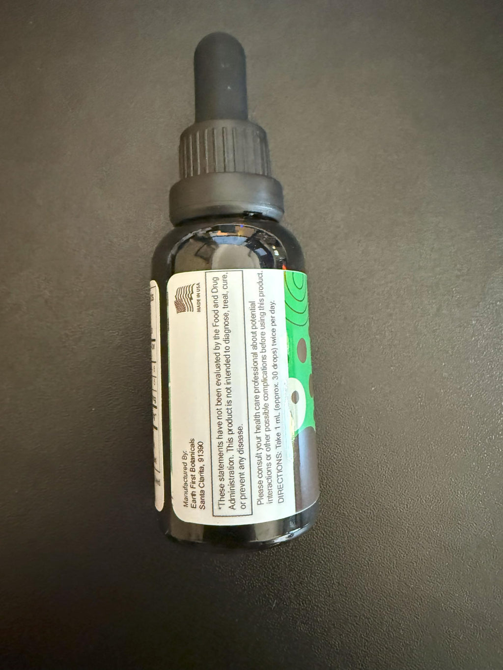 Organic Hemp Seed Oil 6 Oz - Peppermint Flavor, 30,000 mg, Non-GMO, Vegan