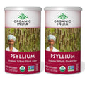 Organic India Psyllium Husk Powder - Whole Fiber, Digestion Support (12 oz x2)
