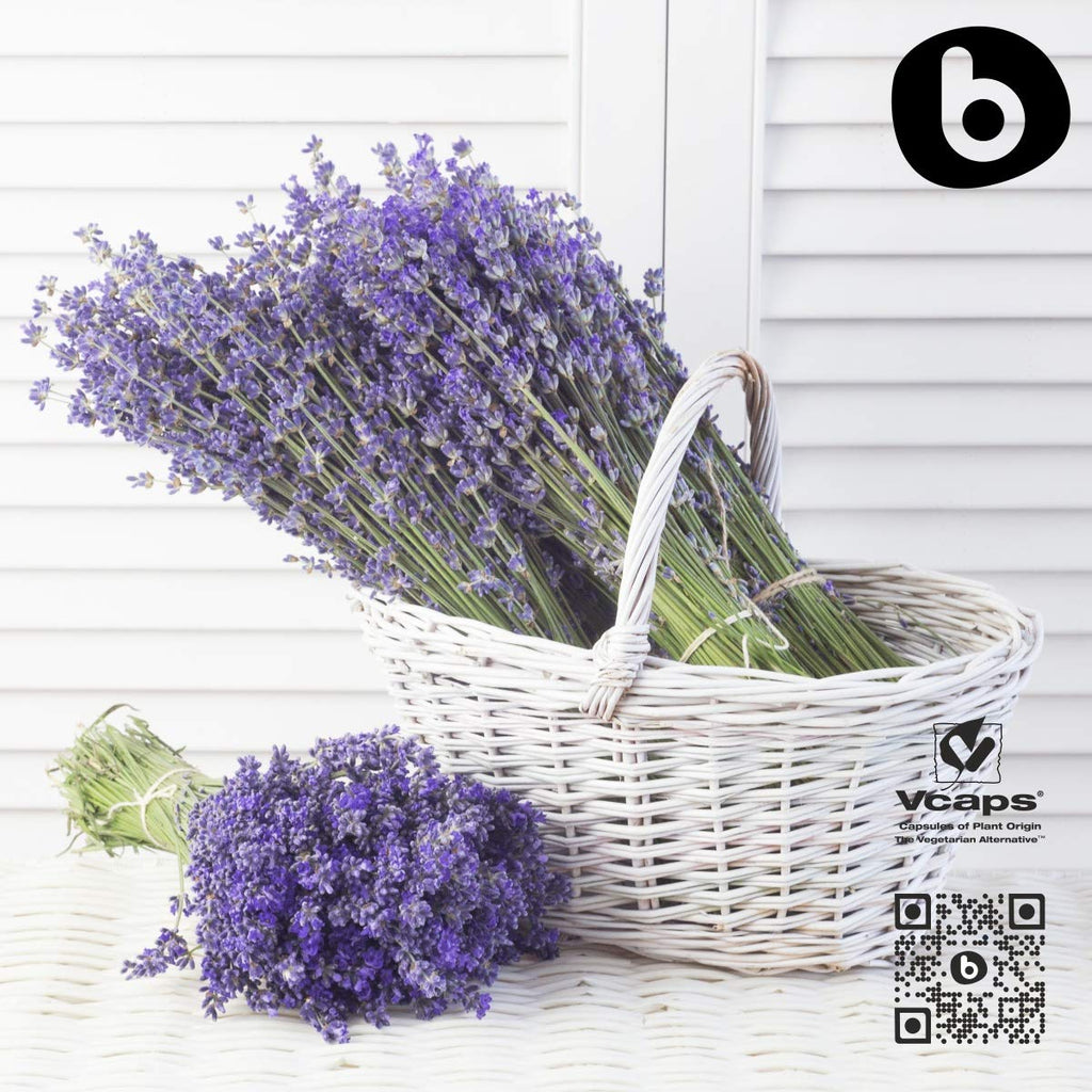 Organic Lavender Capsules - Relaxation & Calm | 90 Vegan Capsules | Non-GMO & Gluten-Free