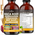 Organic Maca Root Liquid Drops with Ashwagandha – For Women & Men