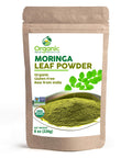 Organic Moringa Powder - 8 oz (226 g) | USDA Organic, Non-GMO | SHOPOSR
