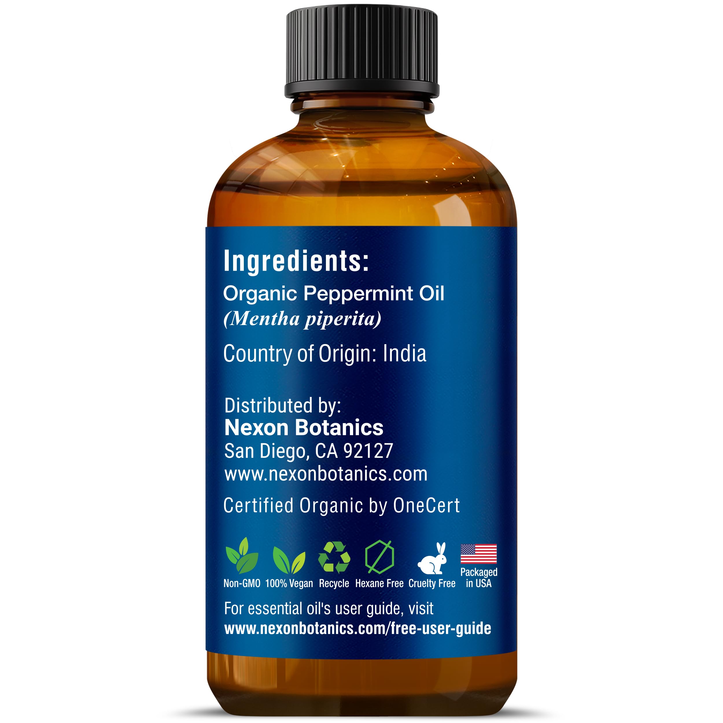 Organic Peppermint Essential Oil 30 ml | Nexon Botanics