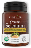 Organic Selenium 200 mcg with Iodine & Silica - Certified Organic Whole Foods | Two Month Supply