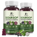 Organic Soursop Graviola Gummies with Elderberry | Multivitamin, Immune Support & Skin Health | Vegan 60 Day Supply