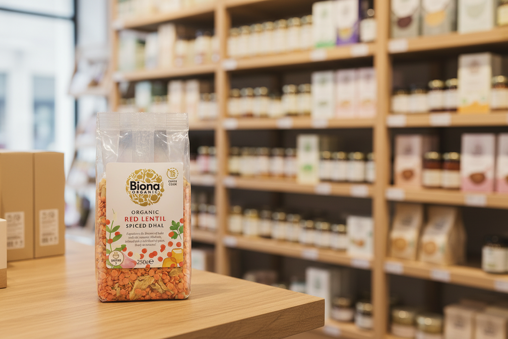 Biona Org Spiced Red Lentil Dhal - 250g