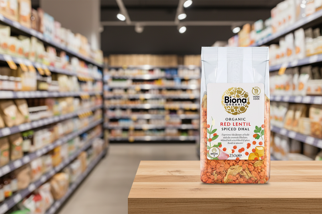 Biona Org Spiced Red Lentil Dhal - 250g