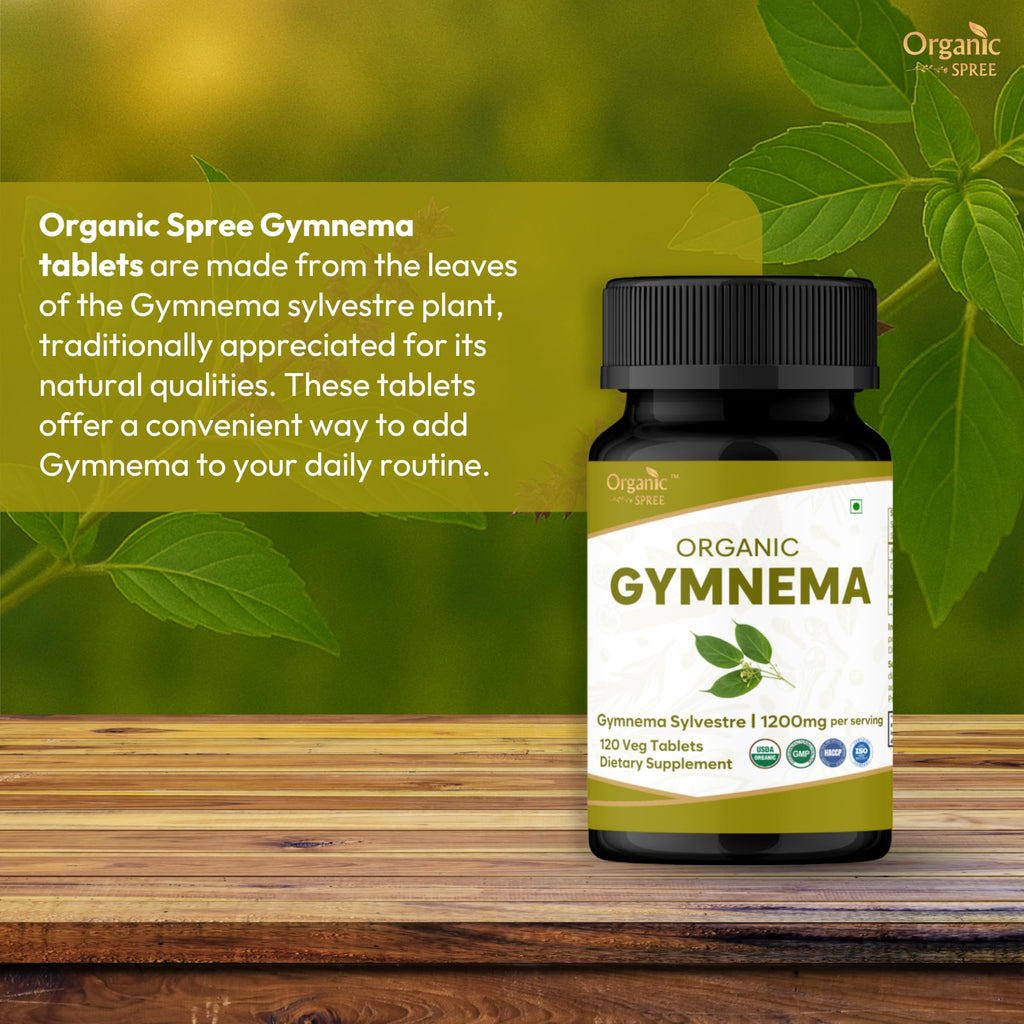 Organic Spree Gymnema 120 Tablets – USDA Organic Gymnema Sylvestre