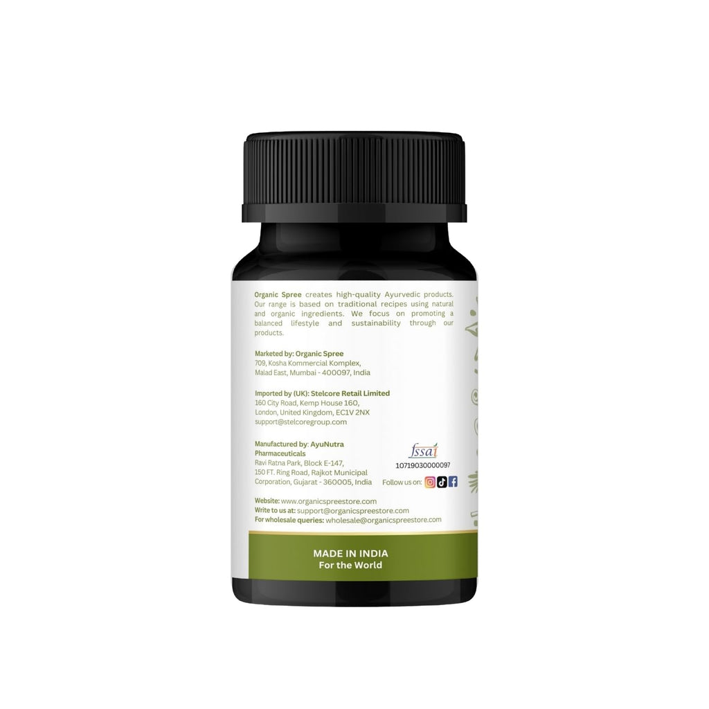 ORGANIC SPREE Kaishor Guggulu 120 Tablets – Supports Healthy Joints, Ayurvedic Formulation, Certified Vegetarian
