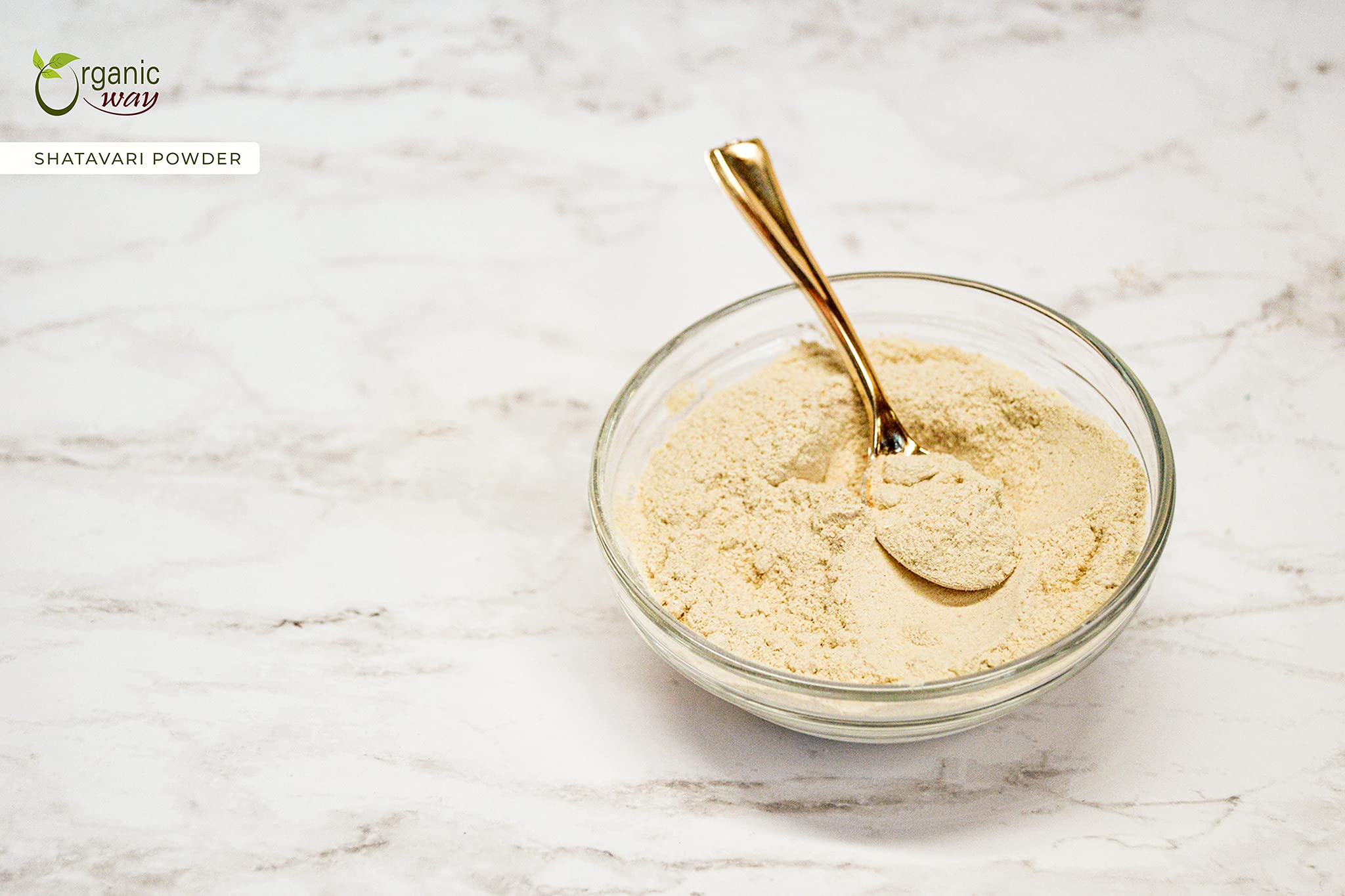 Organic Way Shatavari Powder (Asparagus racemosus) - Kosher & USDA Certified | Vegan, Non-GMO & Gluten Free | 100% Raw from India (4 oz)
