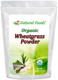 Organic Wheatgrass Powder - Bulk 5 lb - 100% Pure, Raw, Non-GMO, Vegan | Green Superfood