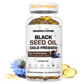 ORGANICS NATURE Black Seed Oil Capsules 1000mg – Vegan Softgels | Thymoquinone 20mg | Omega 3-6-9