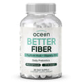 Organics Ocean Better Fiber - Daily Fiber Supplement for Softer Stool - 90 Capsules