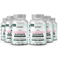 Organics Ocean Pure Magnesium Glycinate with Zinc – Maximum Strength Chelated Magnesium for Sleep & Muscle Support (6 Bottles)