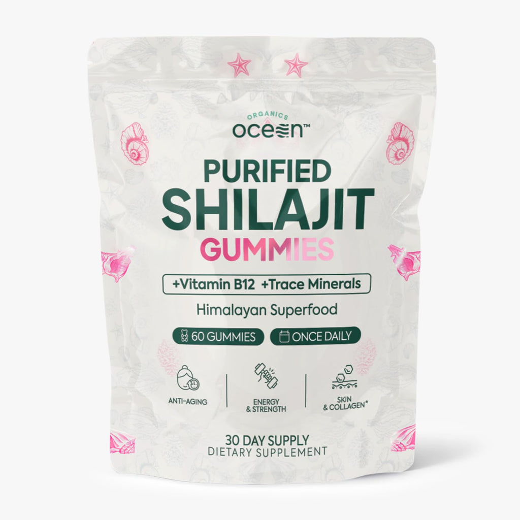 Organics Ocean Shilajit Gummies – Pumpkin Cocoa, 60 Gummies