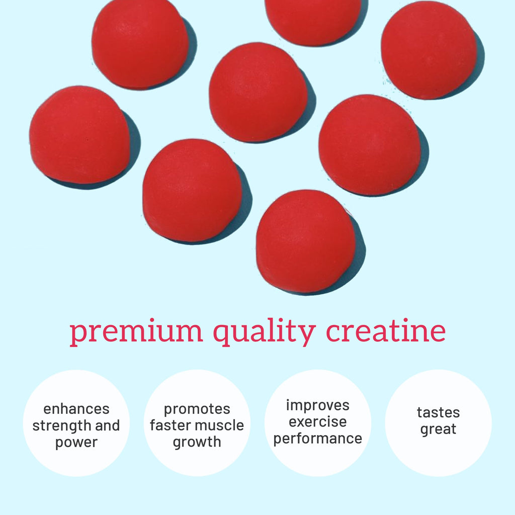 Organifi Creatine Chews - Cherry Gummies for Performance & Recovery (30-Day Supply)