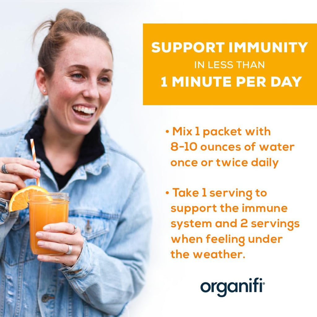 Organifi Immunity - Organic Superfood Immunity Support (15 Packets)