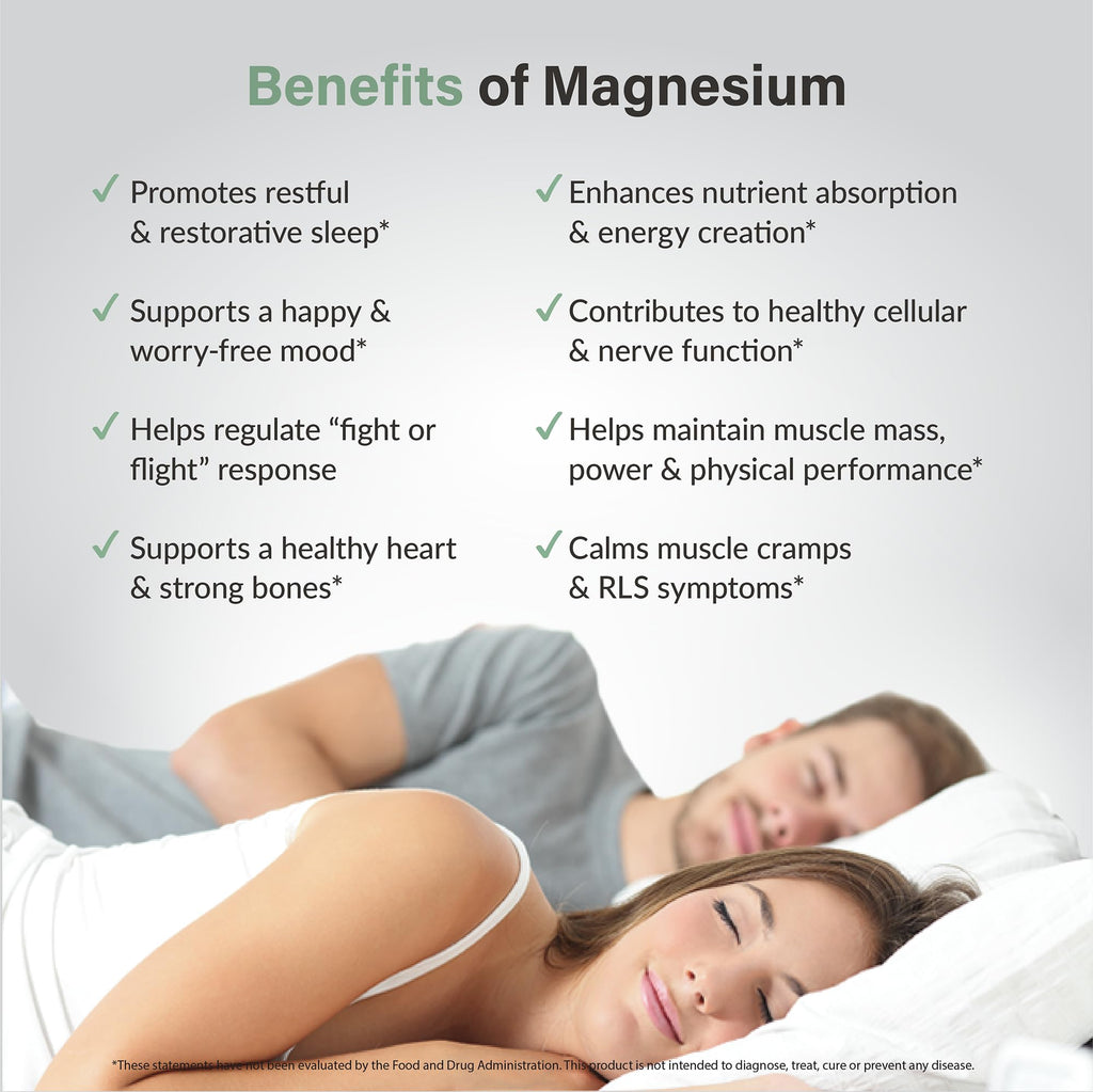 Organixx Magnesium 7 Supplement — Sleep Support & Muscle Recovery (3-Pack)