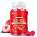 ORGMO Vitamin D3 K2 Gummies for Women – Sugar Free, 9000IU, Peach Flavor | 90 Count