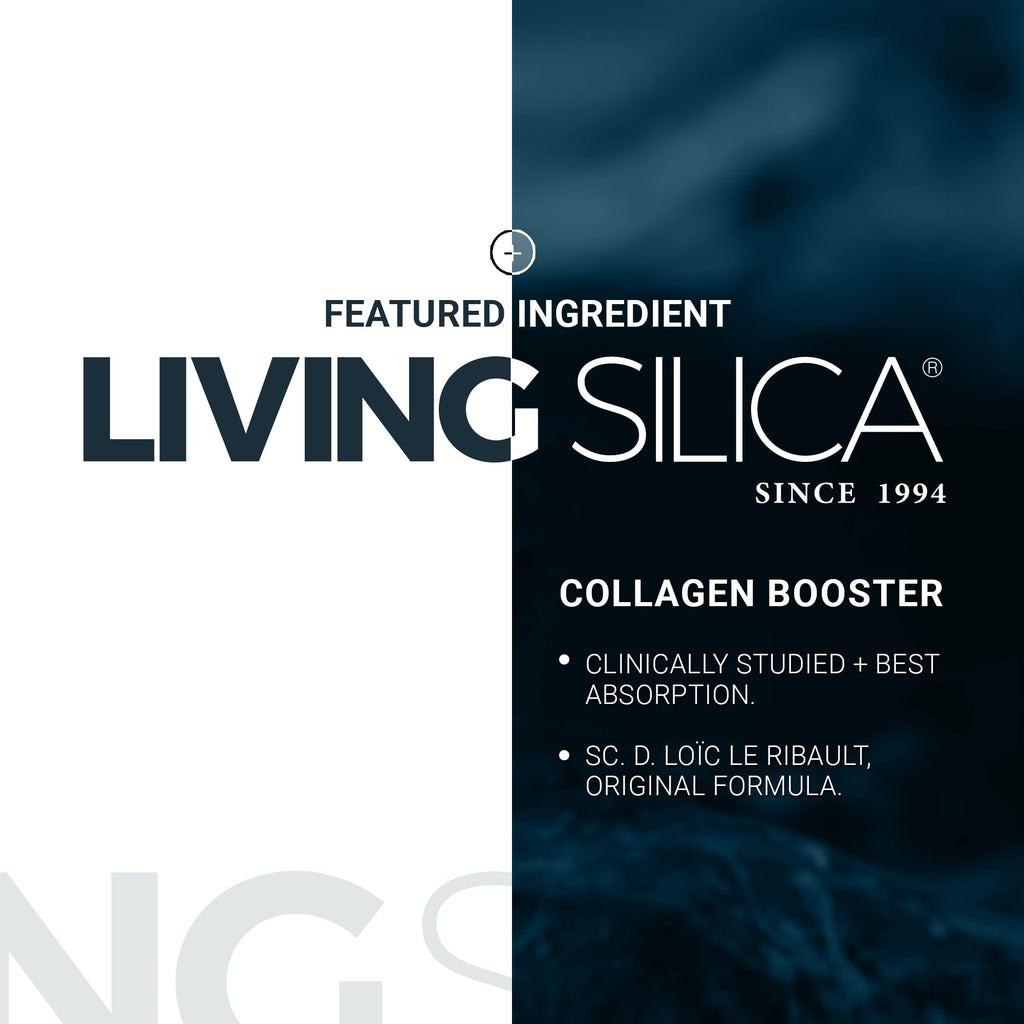 Orgono Living Silica Mineral-Based Collagen Booster Capsules | Supports Collagen, Skin & Joints | 60 Capsules