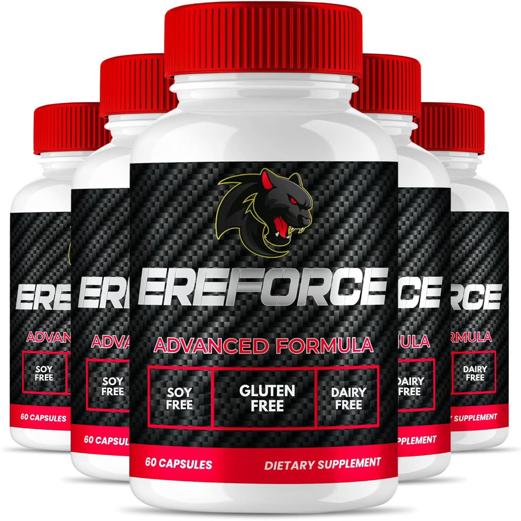 Original Ereforce - Advanced Daily Capsules | Premium Natural Formula | 60 Capsules per Bottle (Pack of 5)