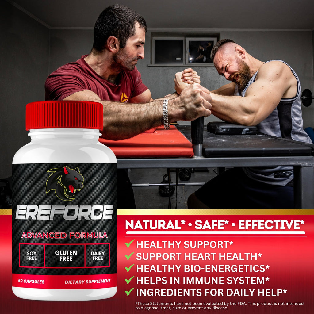 Original Ereforce - Advanced Daily Capsules | Premium Natural Formula | 60 Capsules per Bottle (Pack of 5)