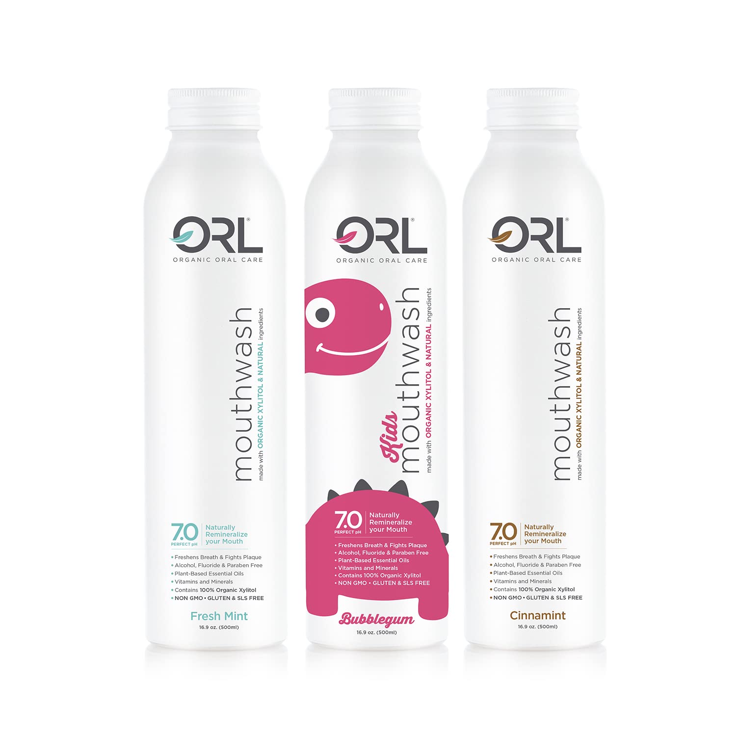 ORL Natural & Organic Mouthwash – Clean, Whiten Teeth, Strengthen Enamel