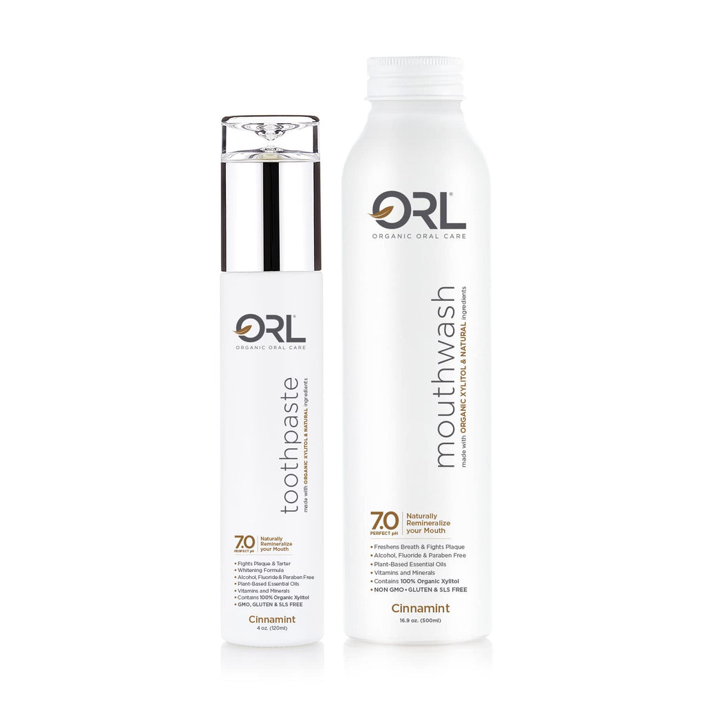 ORL Natural & Organic Mouthwash – Clean, Whiten Teeth, Strengthen Enamel