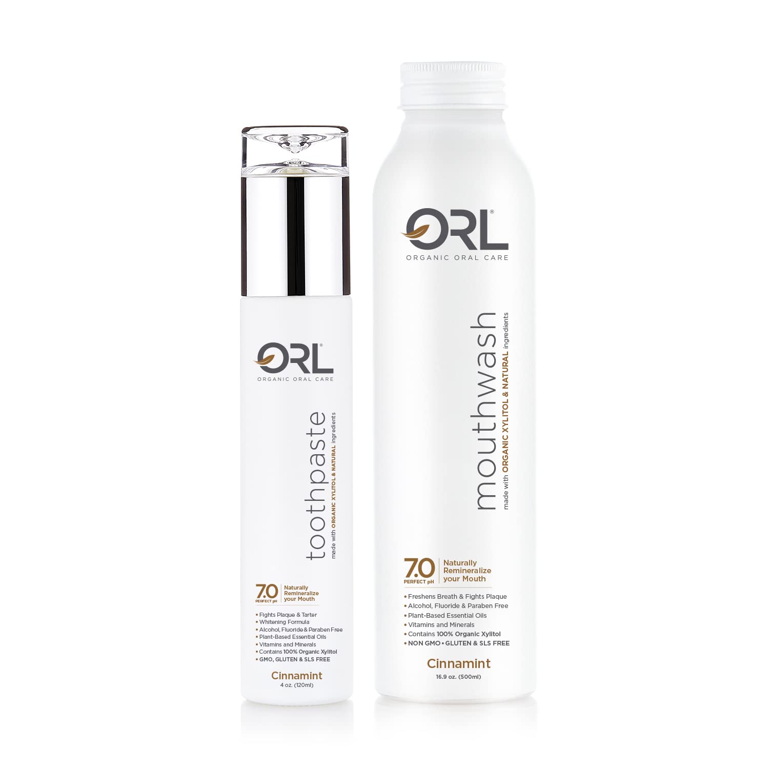 ORL Natural & Organic Mouthwash – Clean, Whiten Teeth, Strengthen Enamel