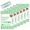 300 Count Orthodontic Flossers with Dispenser – Brace Flossers for Braces (Pack of 6, 50 Count Bags)